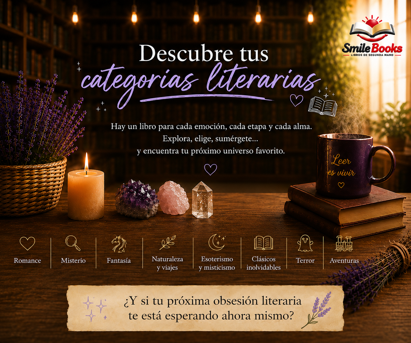 🔍 Descubre tus categorías Literarias