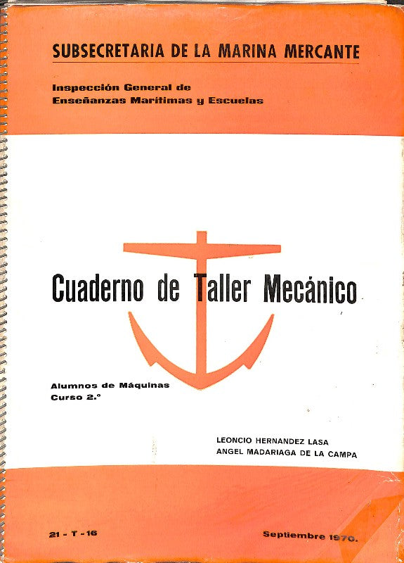 Cuaderno de Taller Mecánico
