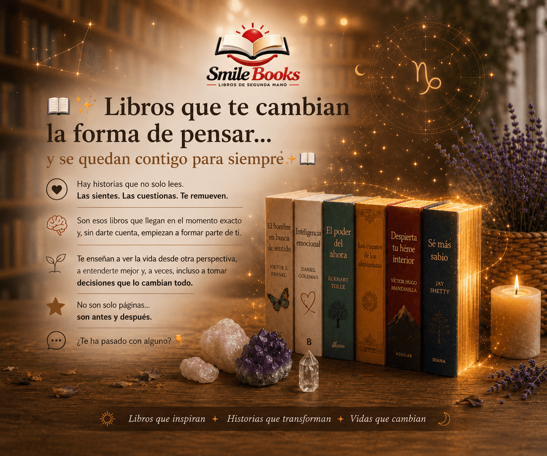🧠 Libros que te Cambian la Forma de Pensar - Smile Books
