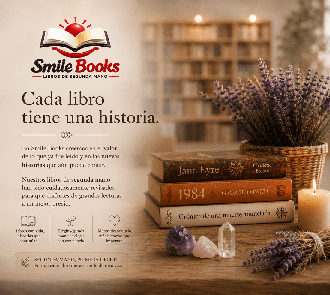 📖 ¿Por qué comprar libros de segunda mano? - Smile Books