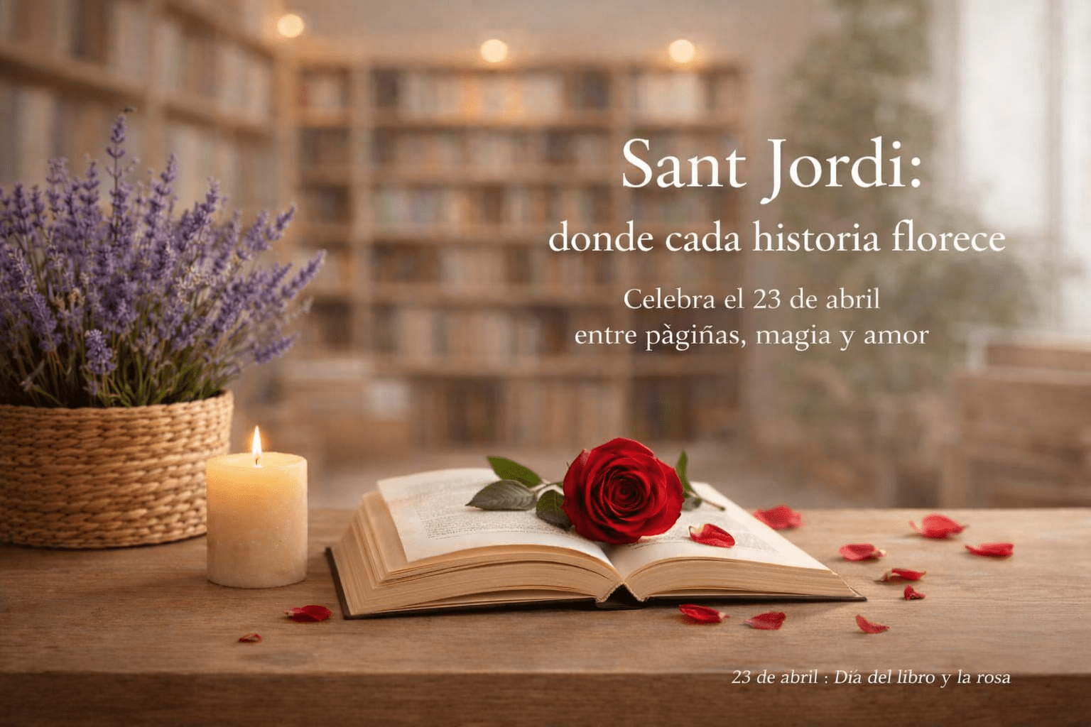 🌹El día Donde los libros se Convierten en Emociones - Smile Books