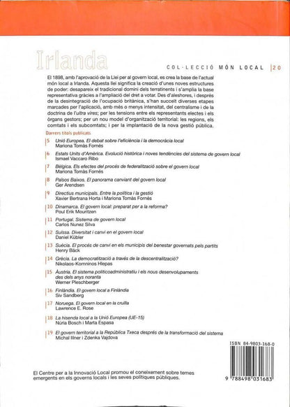 Irlanda - el Govern Local a la República d'Irlanda