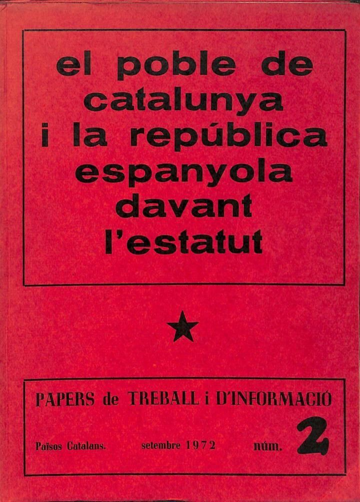 El Poble de Ctalunya i la República Espanyola Davant L'Estatut .