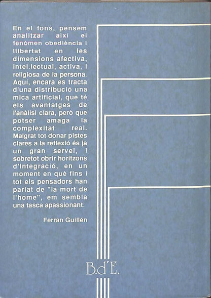 Obediència i Llibertat .
