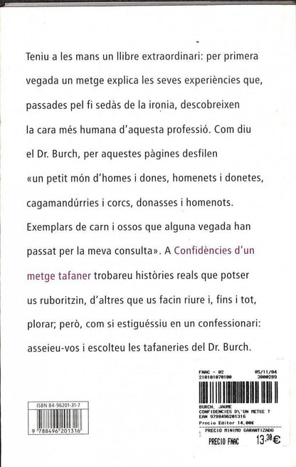 Confidències d'Un Metge Tafaner