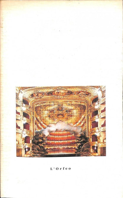 L'Orfeo - Gran Teatre del Liceu Temporada 1992 - 93
