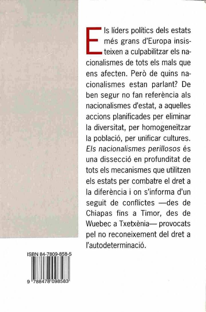 Els Nacionalismes Perillosos
