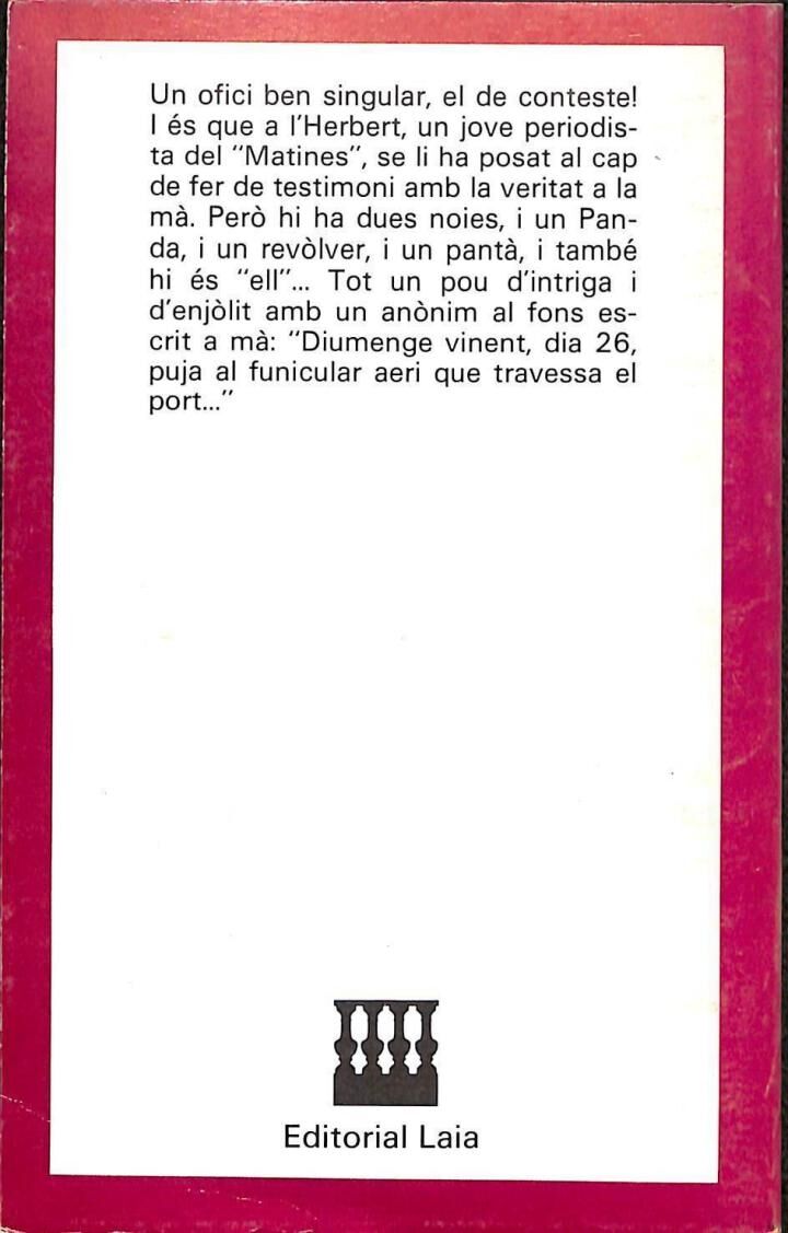 Ofici de Conteste (Premi Joaquim Ruyra 1982)