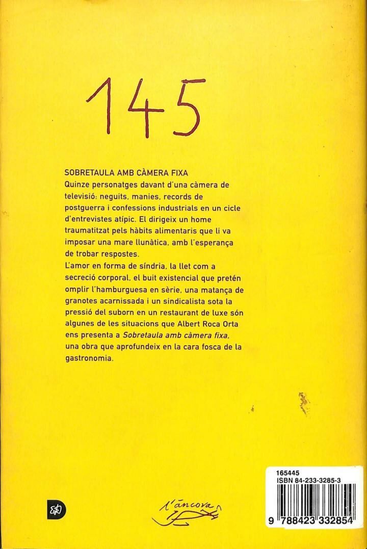 Sobretaula amb Càmera Fixa .