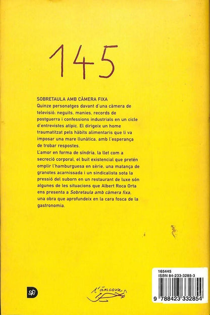 Sobretaula amb Càmera Fixa .