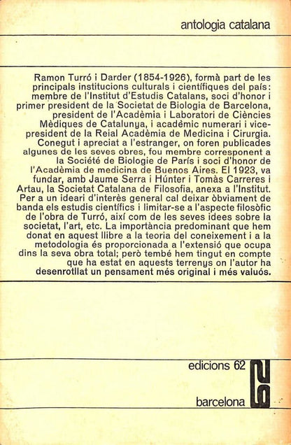 Ideari de Ramon Turró .