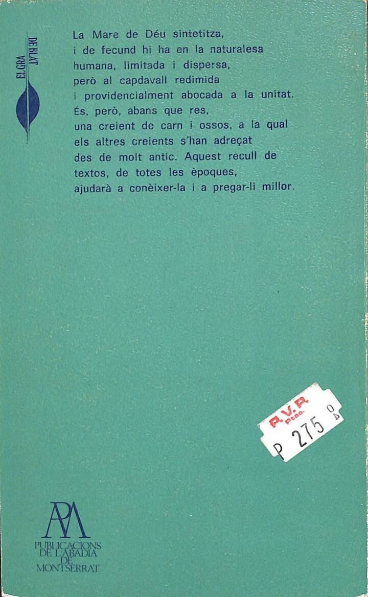 Pregar a la Mare de Déu .
