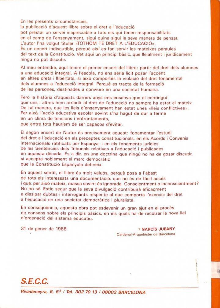 Tothom Té Dret a L'Educació .