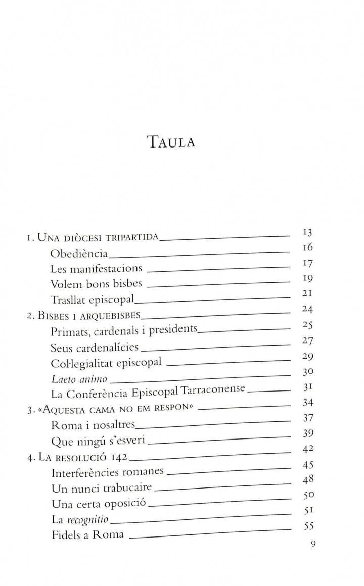 Les Ferides de L'Església Catalana .