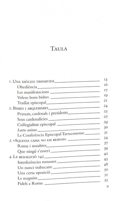 Les Ferides de L'Església Catalana .