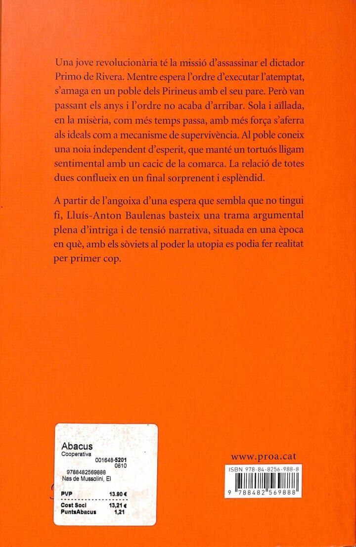 El Nas de Mussolini ( Premi Sant Jordi 2008 )