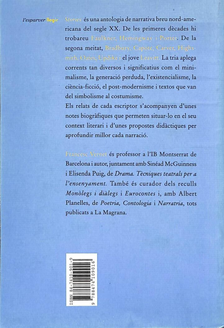 Stories Narrativa Breu Nord - Americana .
