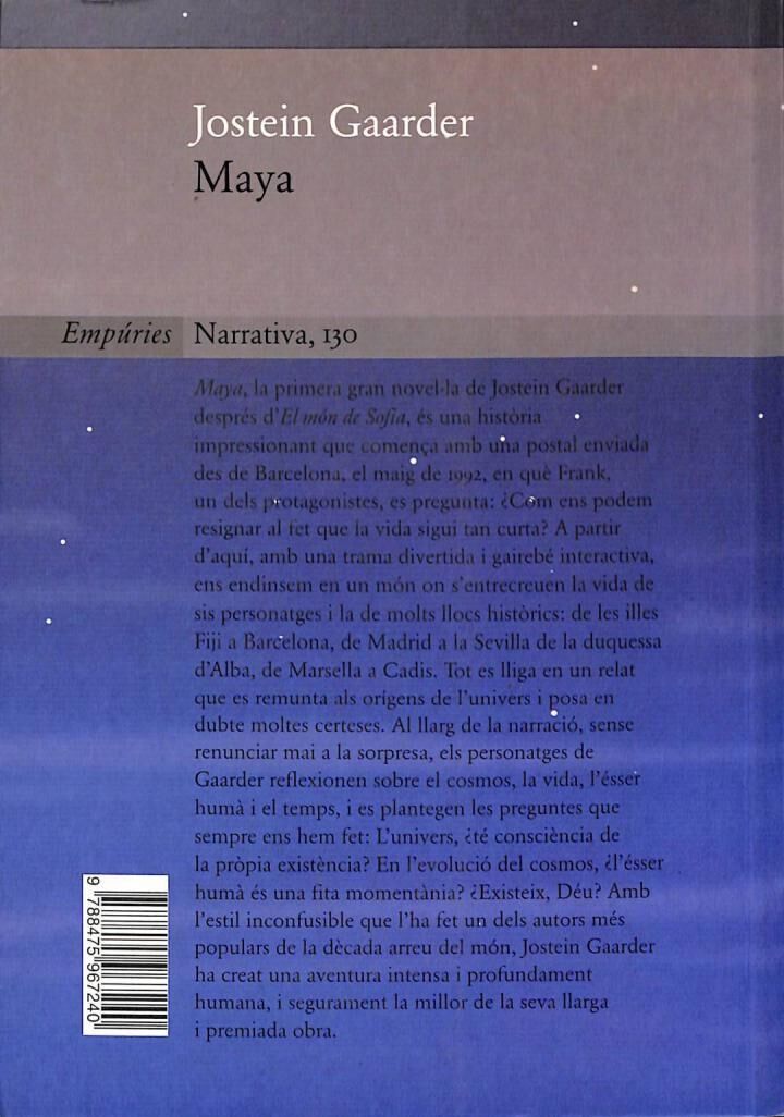 Maya: Novel·la Sobre la Història de L'Univers .