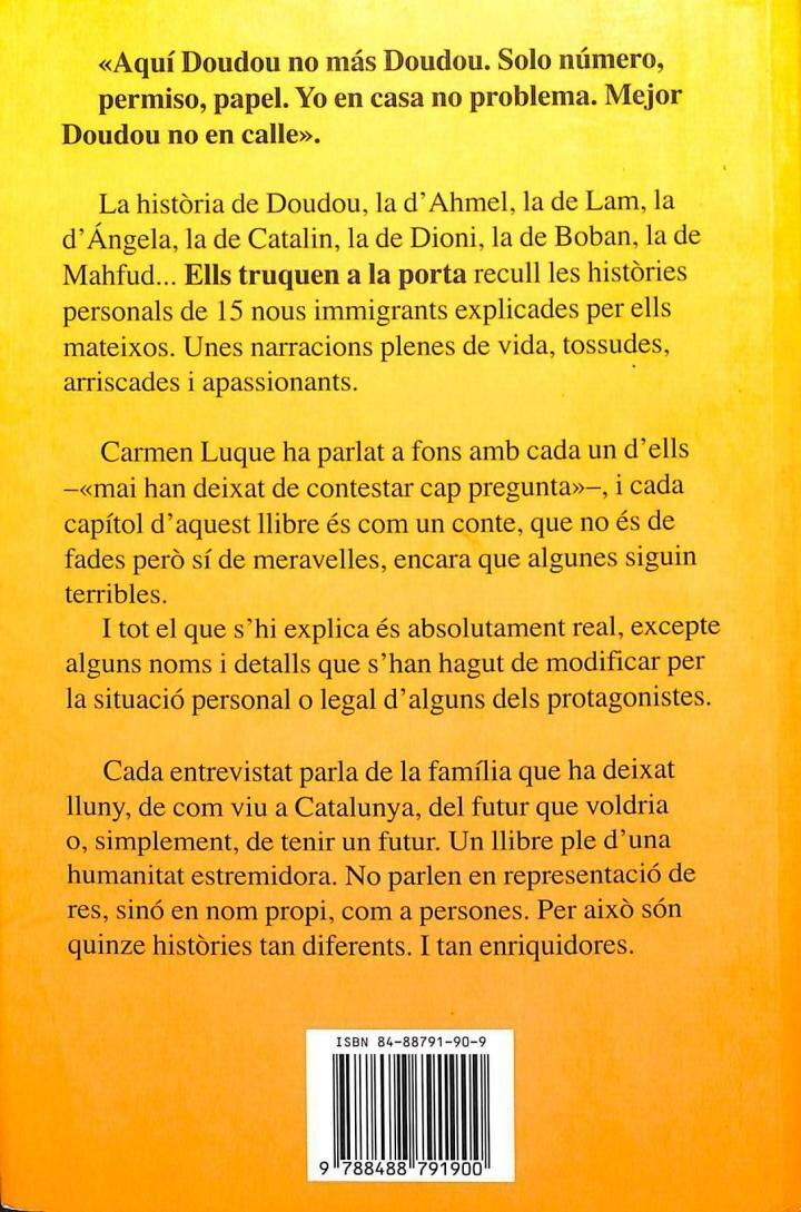 Ells Truquen a la Porta: 15 Vides Explicades Pels Nous Catalans, la Immigració Começa .