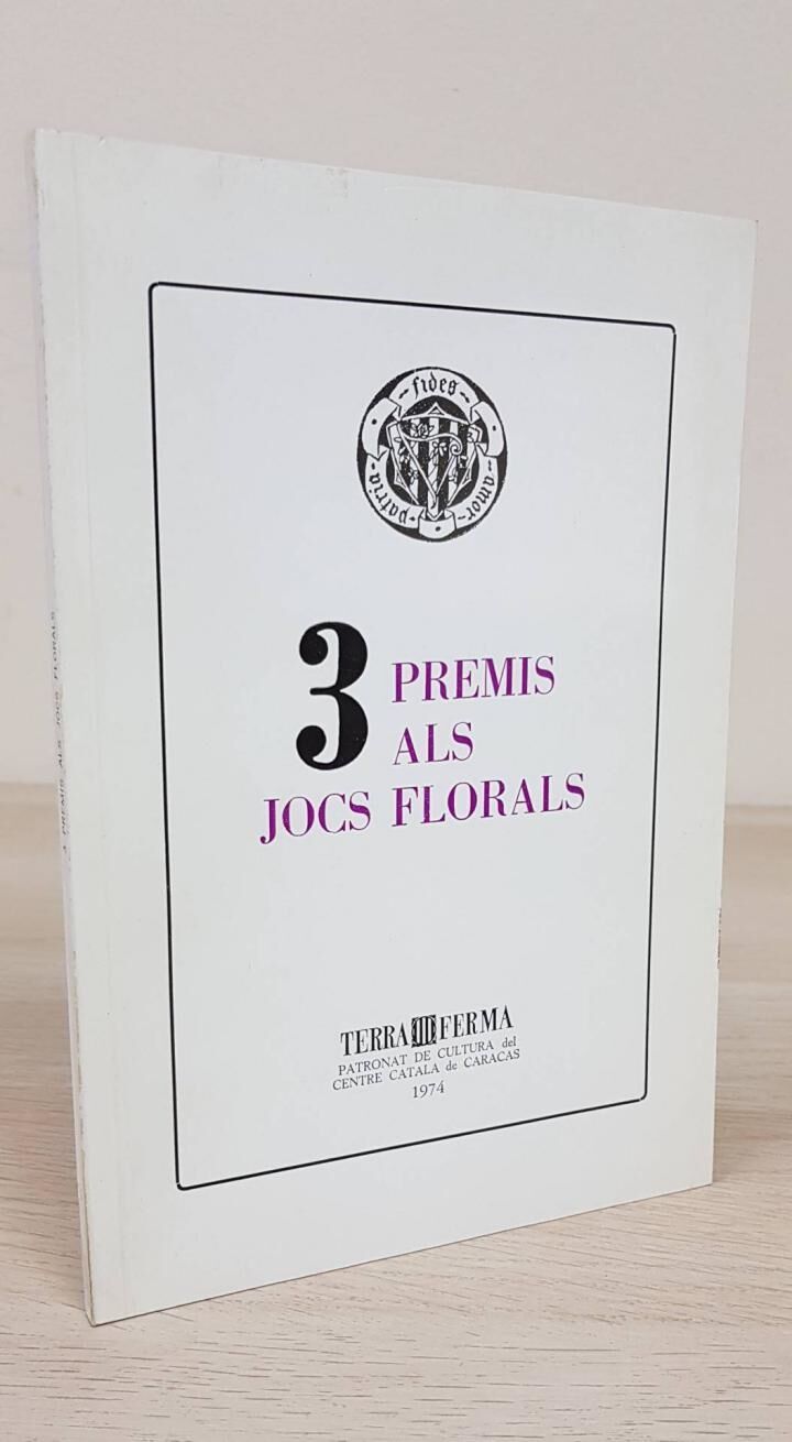 3 Premis Als Jocs Florals .