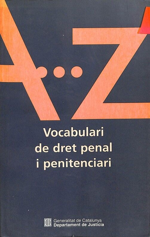 Vocabulari de Dret Penal i Penitenciari