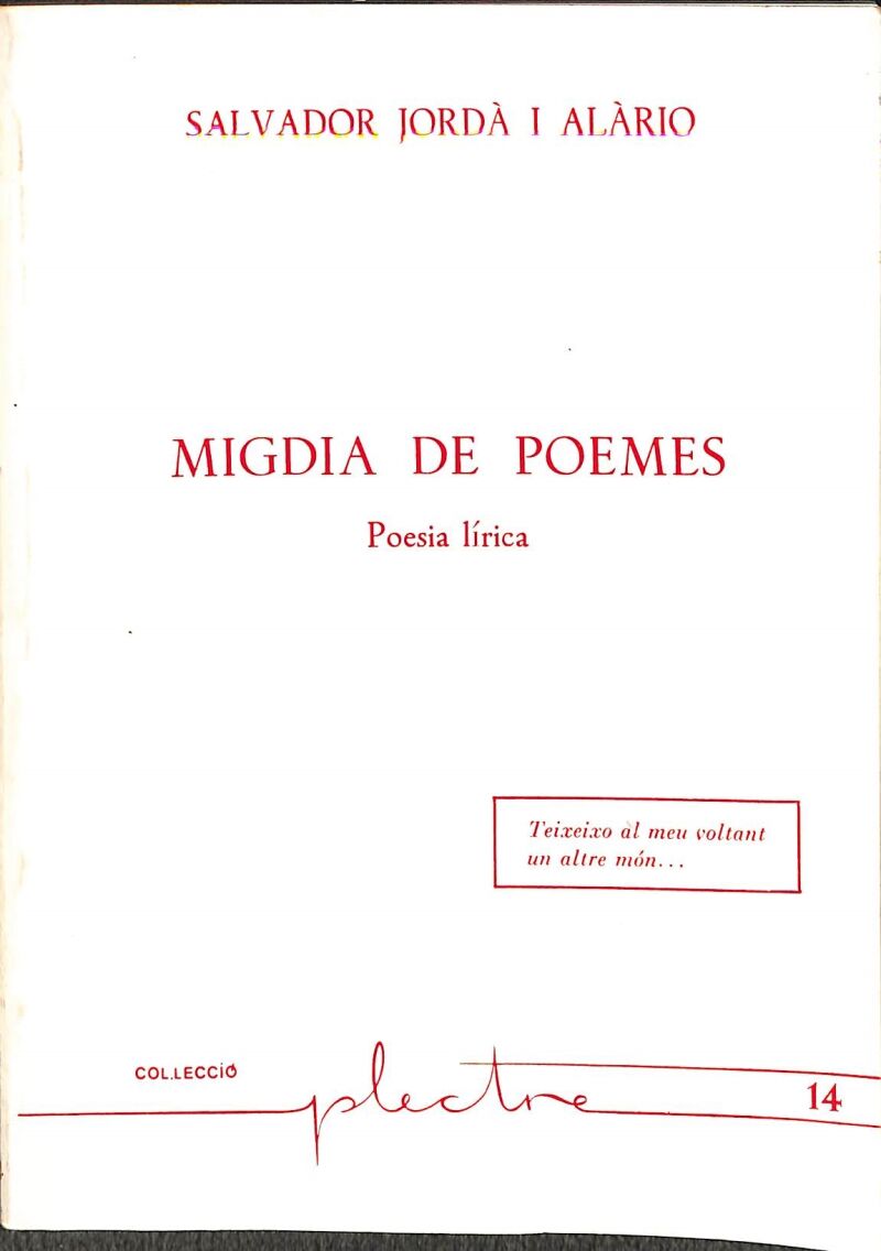 Migdia de Poemes
