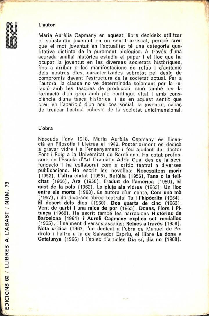 La Juventud És una Nova Classe? .