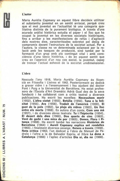 La Juventud És una Nova Classe? .