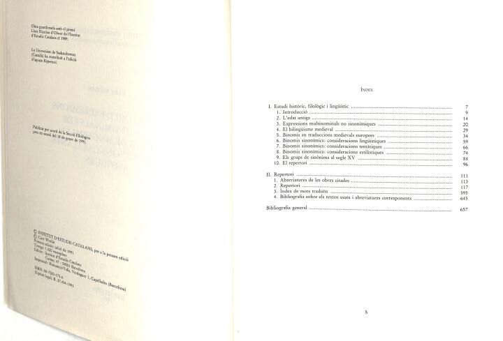 Repertori d'Expressions Multinominals i de Grups de Sinònims en Traduccions Catalanes Antigues .