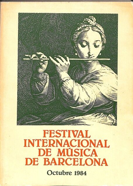 Festival Internacional de Música de Barcelona - Octubre 1984