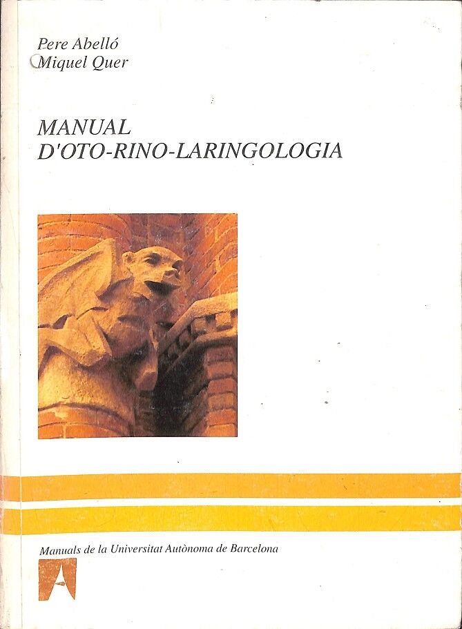 Manual d'Oto-rino-laringologia