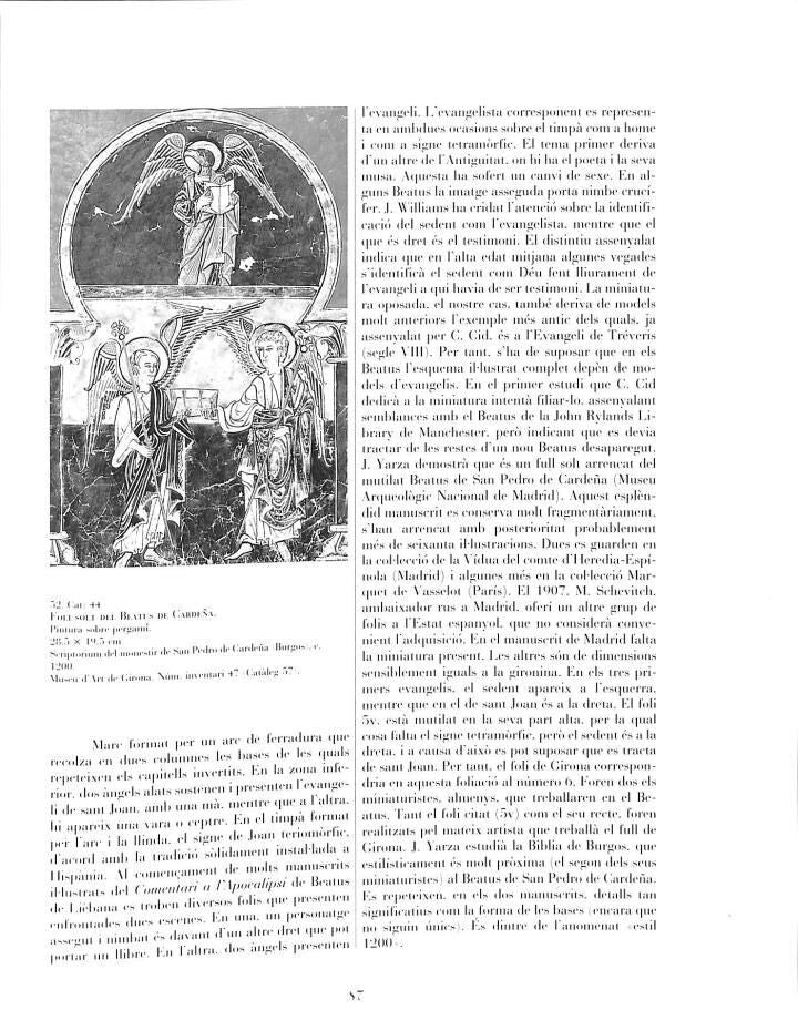 Thesaurus. L'Art Als Bisbats de Catalunya 1000 / 1800. Estudis .