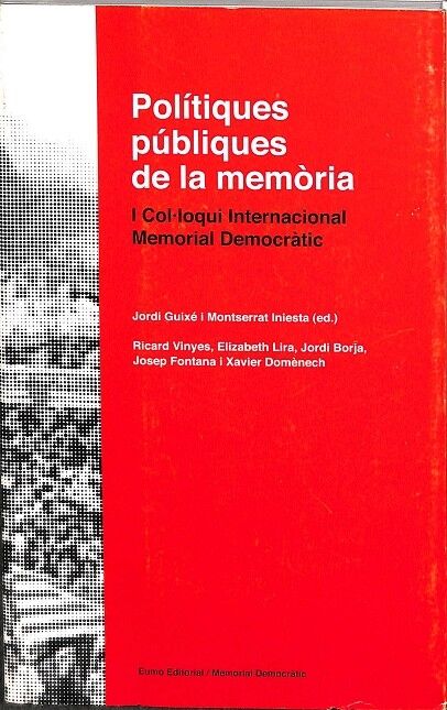 Polítiques públiques de la memòria