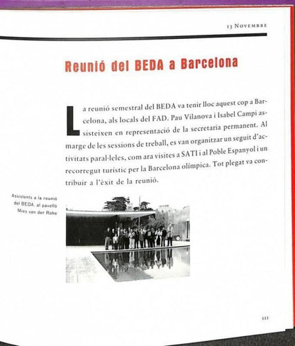Fad. Memòria d'Activitats 1992 .