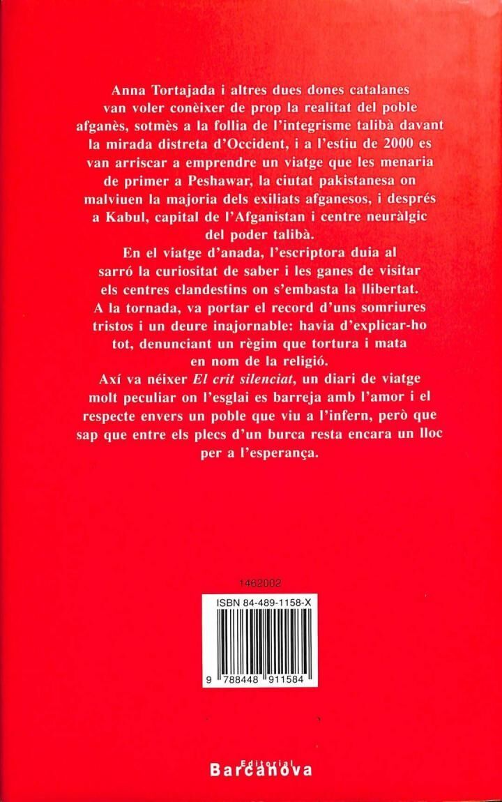 El Crit Silenciat. Diari d'Un Viatge a L'Afganistan .