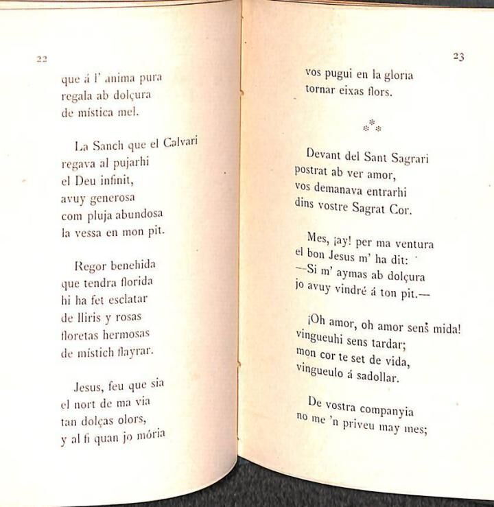 Ramellet Eucarístich Poesías Místicas