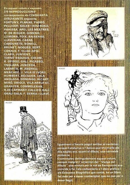 Cinquanta Dibuixants de Catalunya Que Formaren Època 1867 - 1936 .