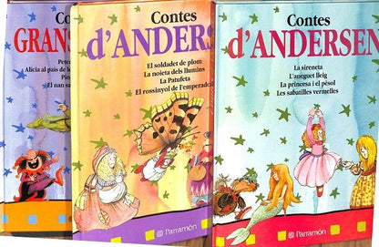 Contes d'Andersen 3 Vol - la Sirenita, L'Aneguet Lleig, el Soldadet de Plom, Peter Pan...