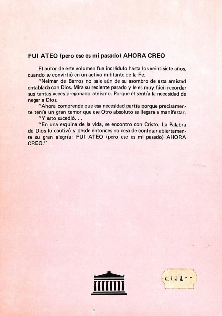 Fui Ateo (Pero Ese Es MI Pasado) Ahora Creo