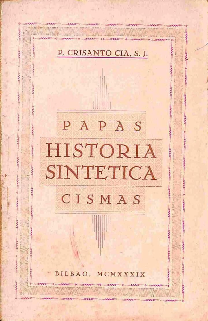 História Sintética de los Papas