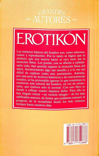El Erotikón - Selección de Relatos Galantes y Amorosos