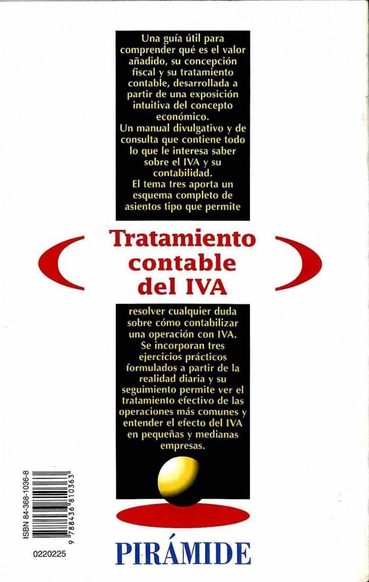 Contabilidad Guías Útiles. Tratamiento Contable del Iva.