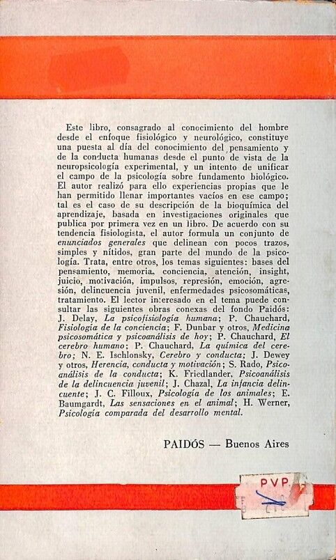 Psicofisiología del Pensamiento y de la Acción