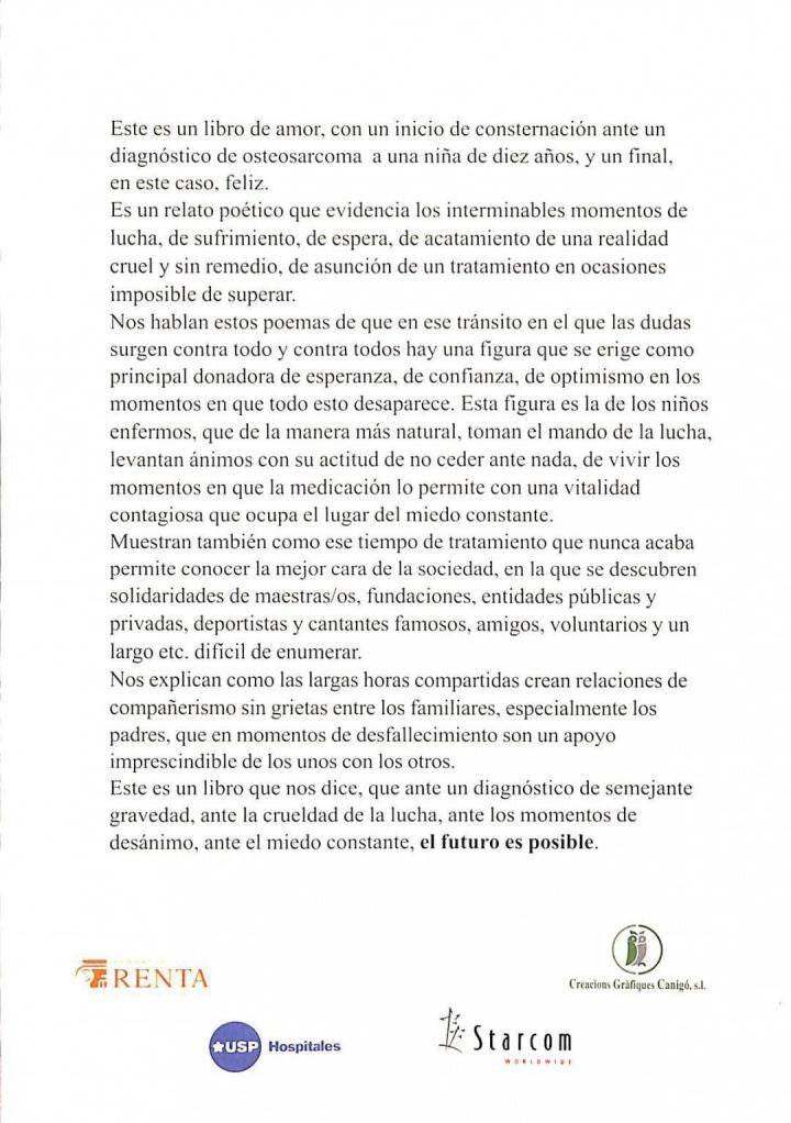 Palpito Contigo la Vida: una Historia de Amor y de Vida Contra el Cáncer. (Poesía)