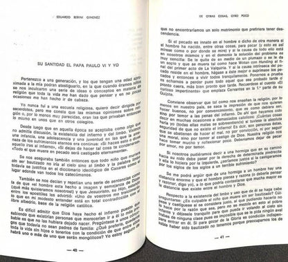De Otras Cosas, Otro Poco. Primera Parte