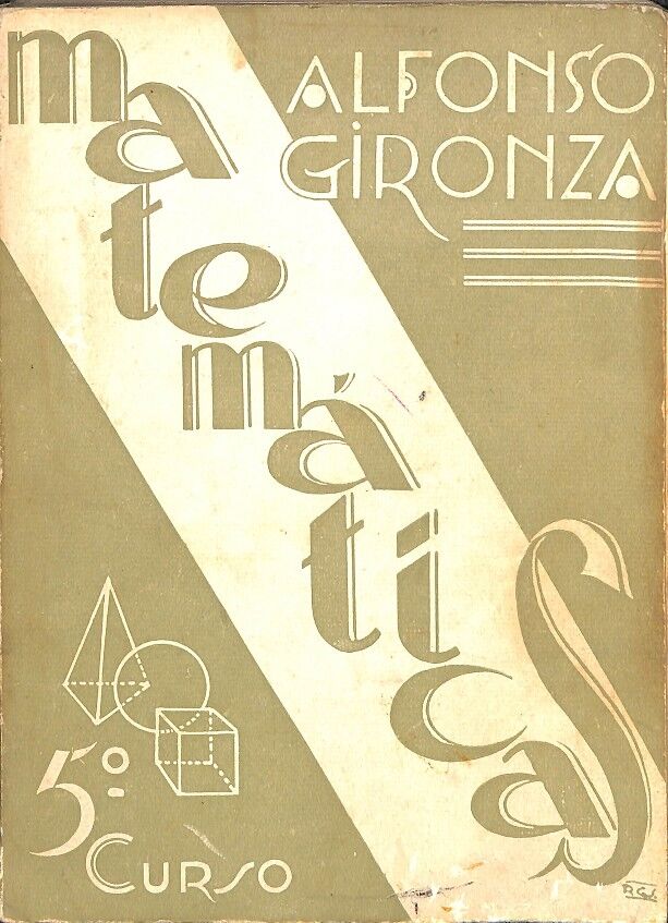Matemáticas Quinto Curso Plan 1957