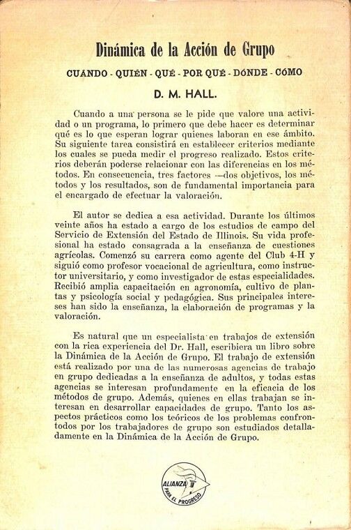Dinámica de la Acción de Grupo
