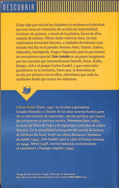 Siete Ciudades. Evocaciones Literarias de Buenos Aires, Trieste, Lisboa, Alejandría, Leningrado, Praga y Valparaíso