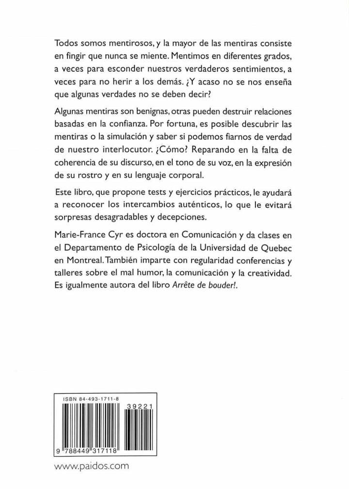 ¿Verdad o Mentira? los Cuatro Códigos para Detectar el Engaño
