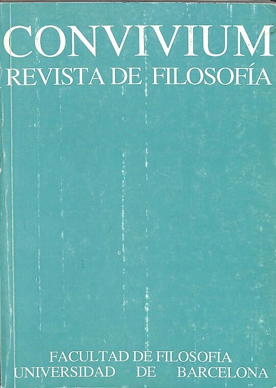 Convivium Revista de Filosofia Vol 6